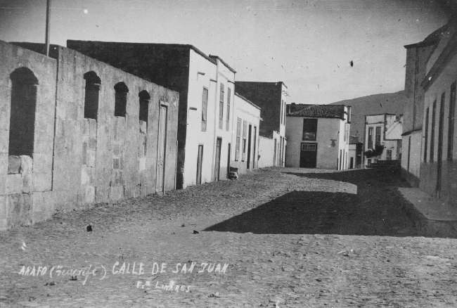 Arafo. Calle San Juan Degollado. Fondo Fotográfico Cauce Sur